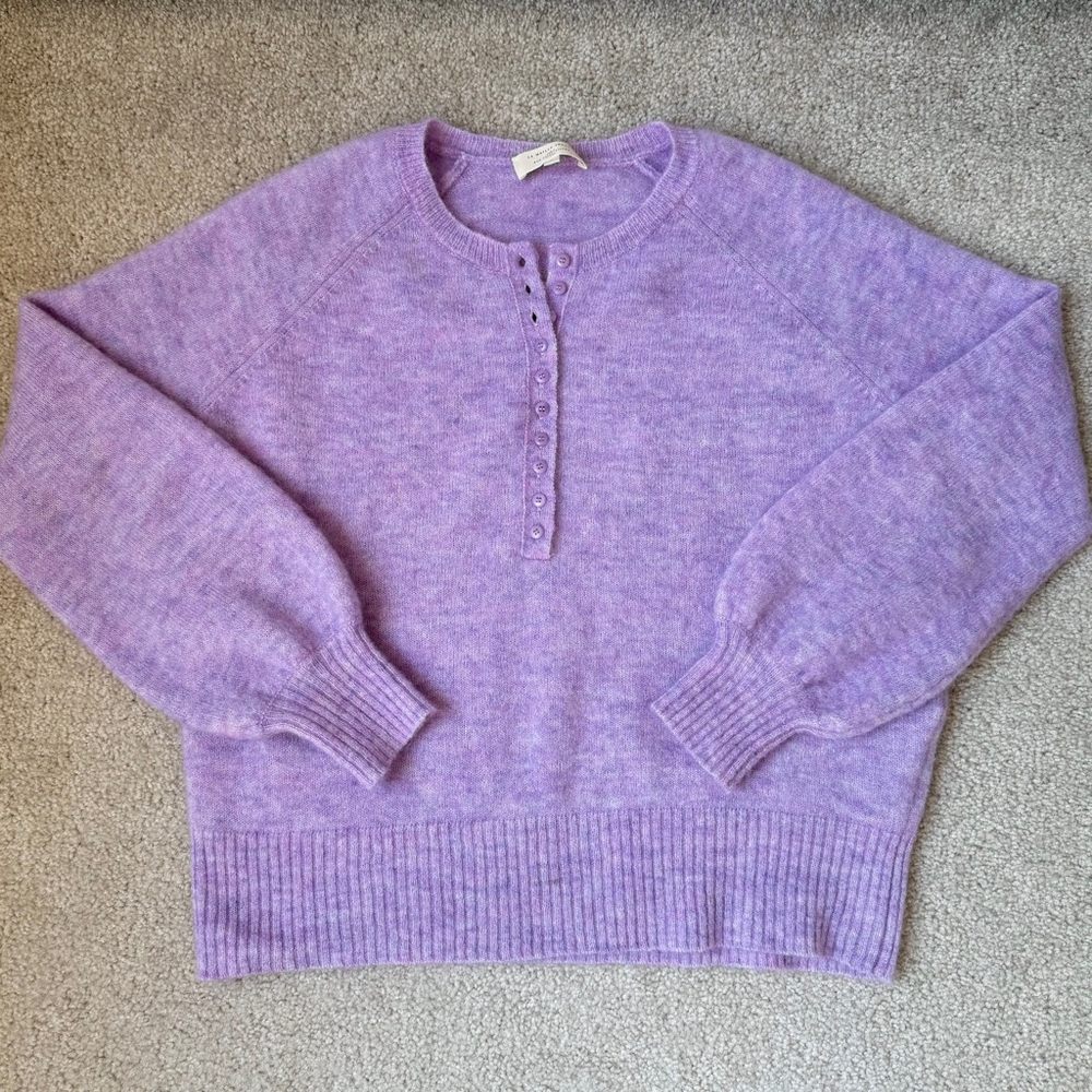 Sézane Leon sweater in lilac, Small - Picture 2 of 9